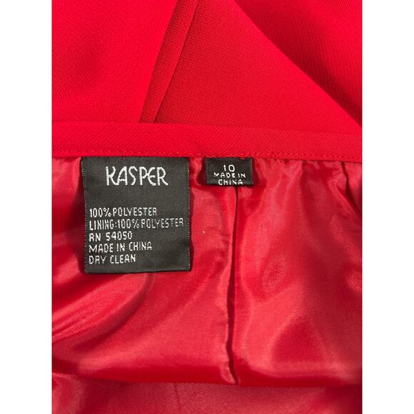 Kasper Skirt Suit 2Pc Set Women's Size 10 Lined Career Office Corporate Formal - Picture 4 of 12